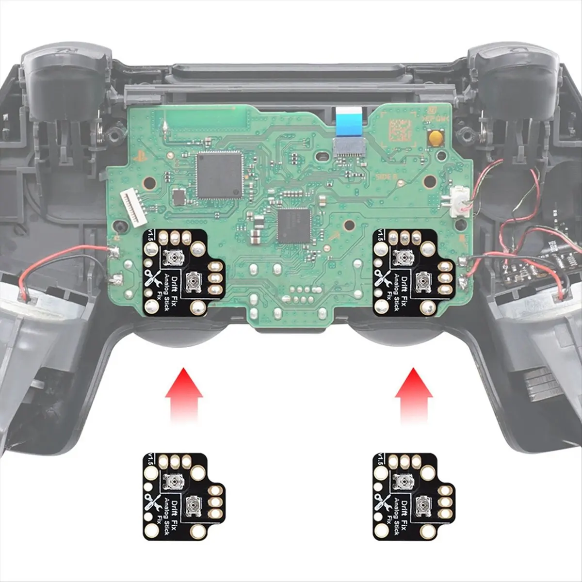 ABGN 10PCS Gamepad Joystick Drift Repair Board Controller Analog Thumb Stick Drift Fix Mod for One//X,A