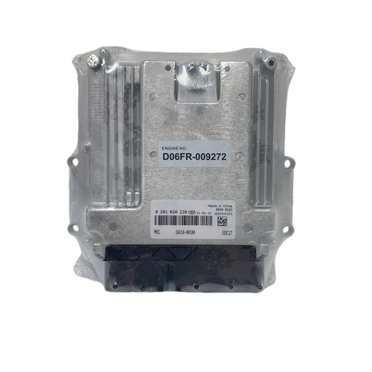 ملحقات الحفارة SY245 SY265 وحدة تحكم إلكترونية للحفارة ECU ECM D06FR-012301 قطع غيار المحرك متوافقة 0281020220 #1