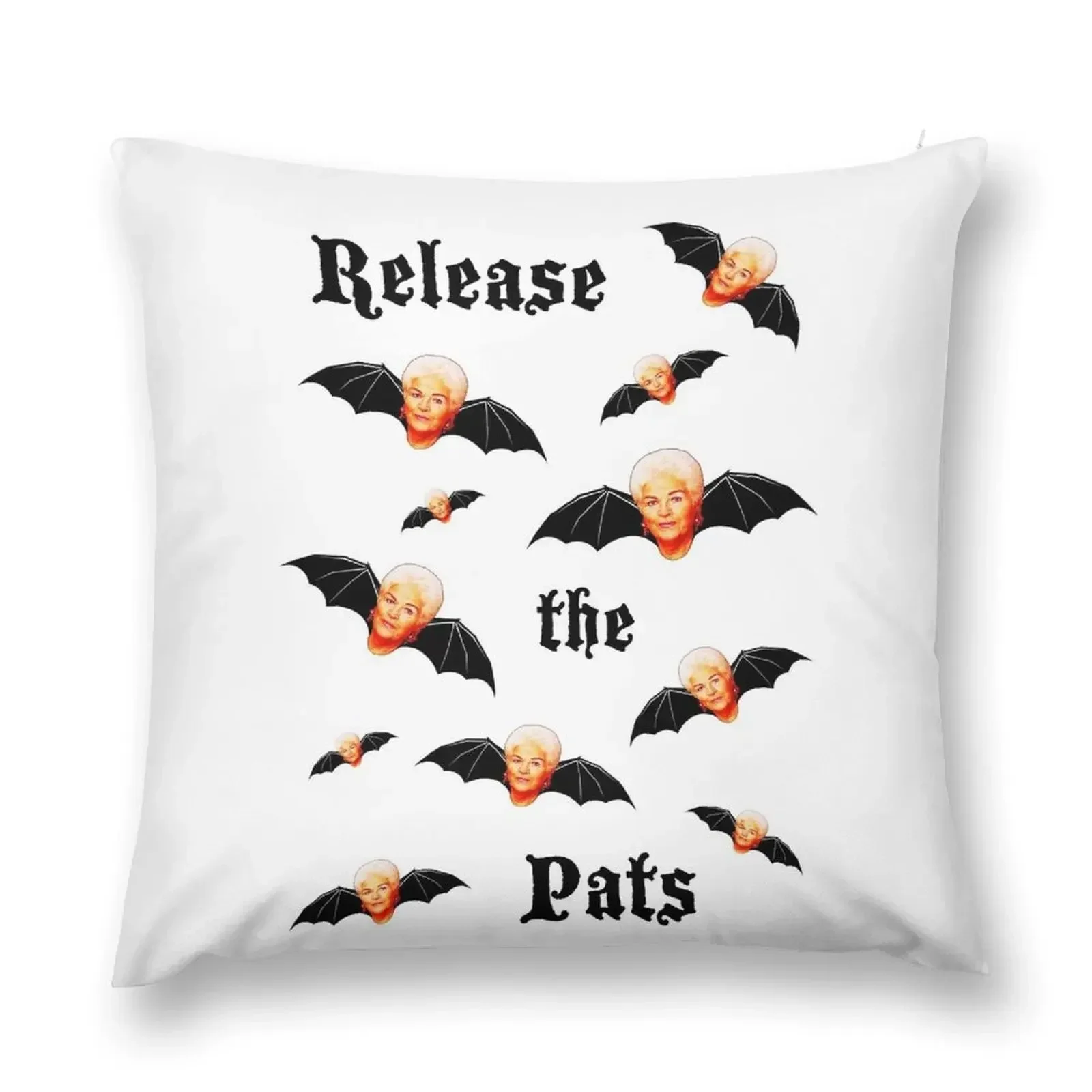 Release The Pats - Pat Butcher Throw Pillow christmas ornaments 2025 Pillow Cases pillow