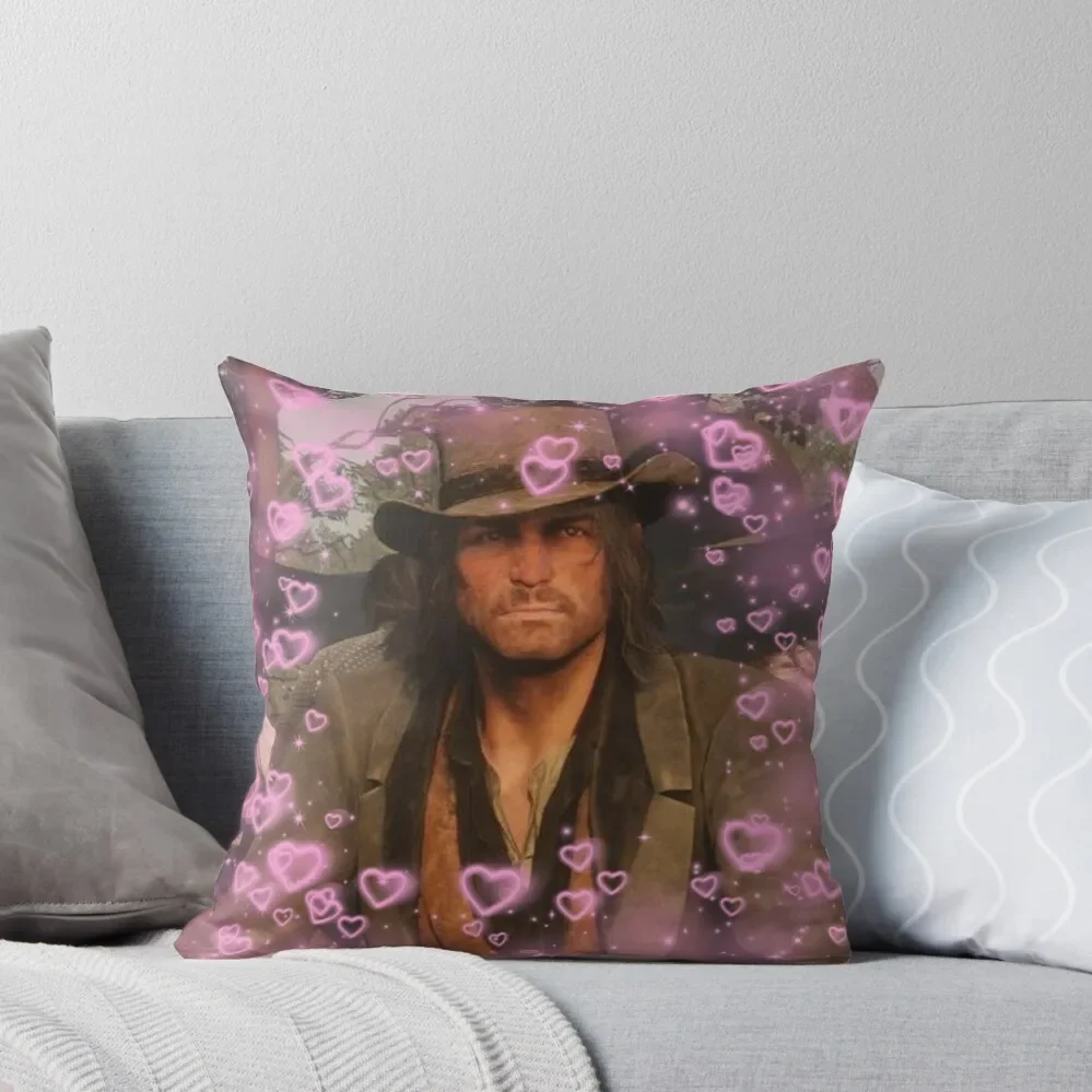 

John Marston Hearts Throw Pillow New year Custom Cushion Photo Christmas Covers For Cushions Sofa Decorative Covers pillow