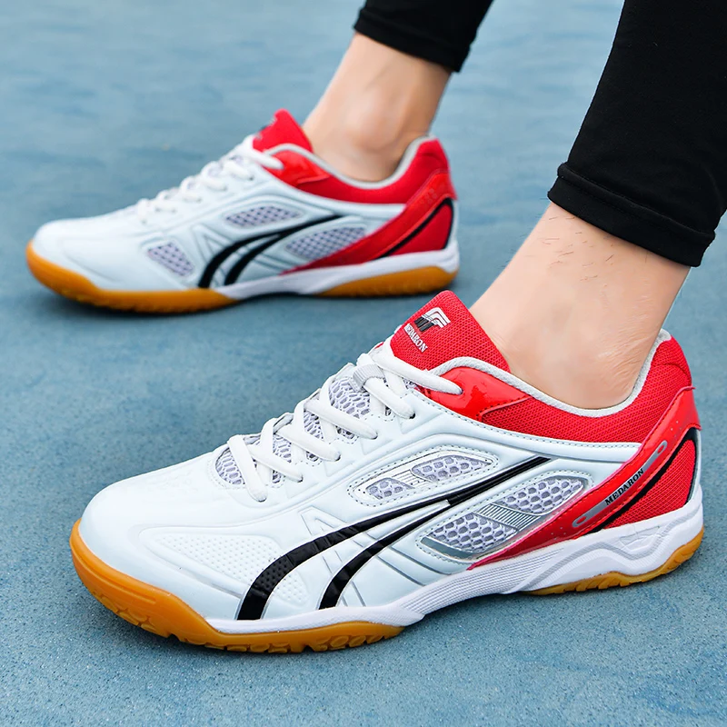 Professional Table Tennis Shoes for Men Lightweight Table Tennis Sneakers Women Non Slip Training Sneakers Outdoor Sports Shoes