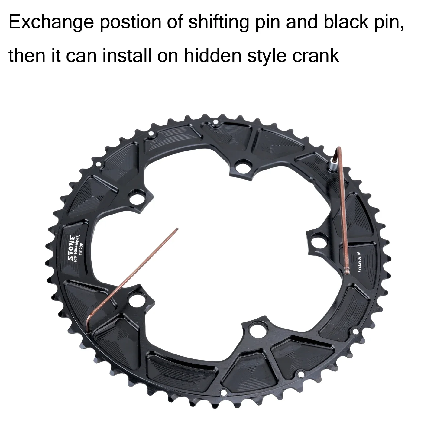 SRAM 48-35T 12SP チェーンリング SRAM RED AXS チェーンリング 48/35T