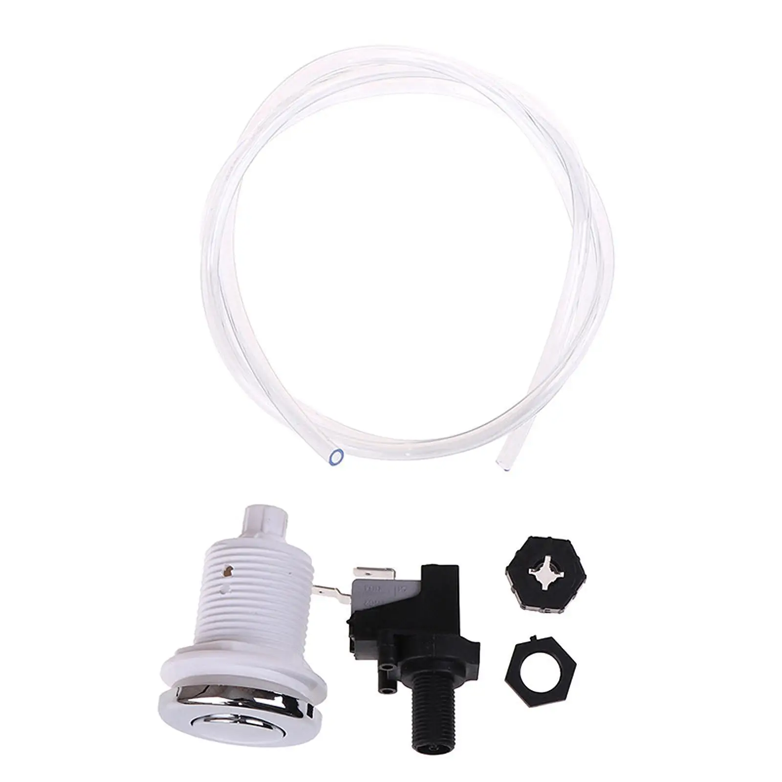 Bathtub Pneumatic Micro Switch Air Pushbutton for Massage Tub with 1 Meter Hose