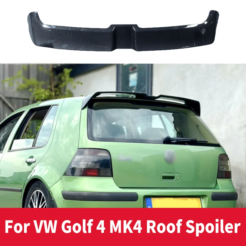 

For Volkswagen VW GOLF 4 Oettinger style Roof Spoiler 1998-2004 Mk4 ABS Material Unpainted Color Rear Trunk Lip Spoiler Wing