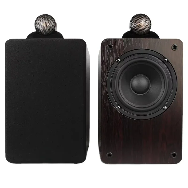 Classic Style Multimedia 2.0 Hi-Fi Wooden Bookshelf Passive Speakers SP-2080