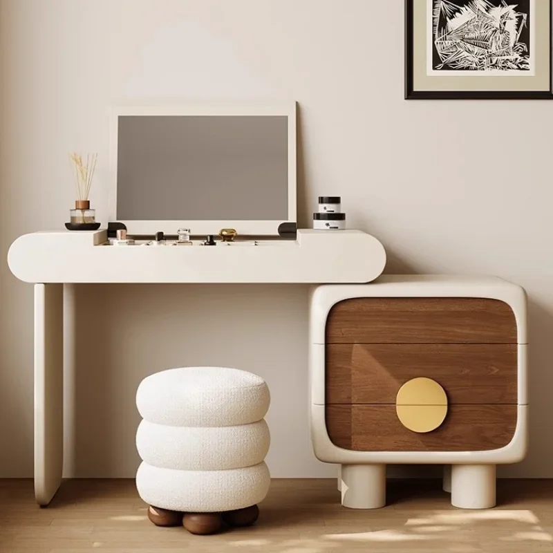 

Туалетный столик для макияжа в маленькой квартире, туалетный столик для макияжа в кремовом стиле в стиле ретро, новая домашняя мебель с откидной крышкой Auf Der Kommode YSSZT