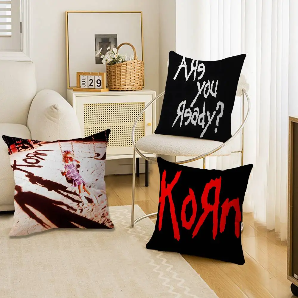 Rock K-Korn Cushion Cover Polyester Sofa Cushions Decorative Throw Pillows Home Decoration Pillowcover