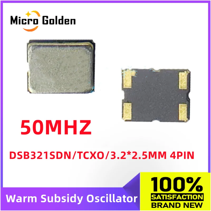 (5pcs) DSB321SDN 50M 50MHZ 50.000MHZ TCXO 3225 Temperature Compensation Crystal Oscillator High Precision 3.2x2.5mm 4pin KDS