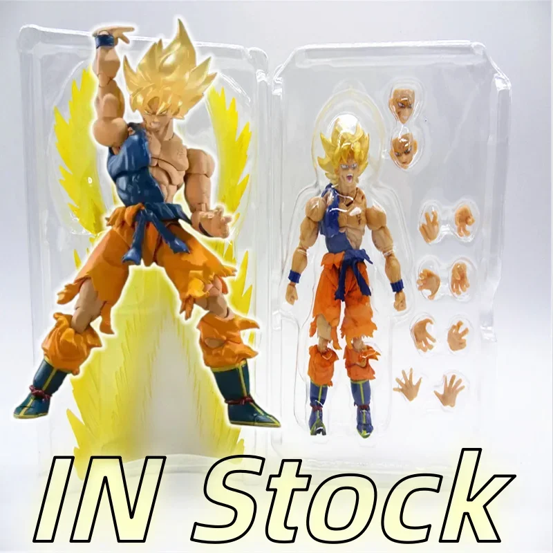 

Новая эксклюзивная фигурка Гоку (Son Goku) SHF S.H.Figuarts: Гоку с повреждениями от битвы, Супер Сайян. Коллекционная аниме-фигурка, игрушка, рождественский подарок.