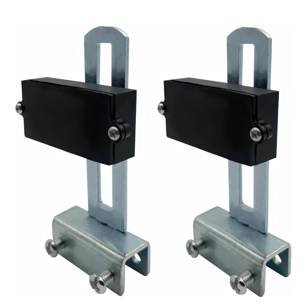1/2pcs Normally Open Magnetic Limit Switch For Automatic Sliding Door Openers With Mounting Brackets Door Hardware Parts