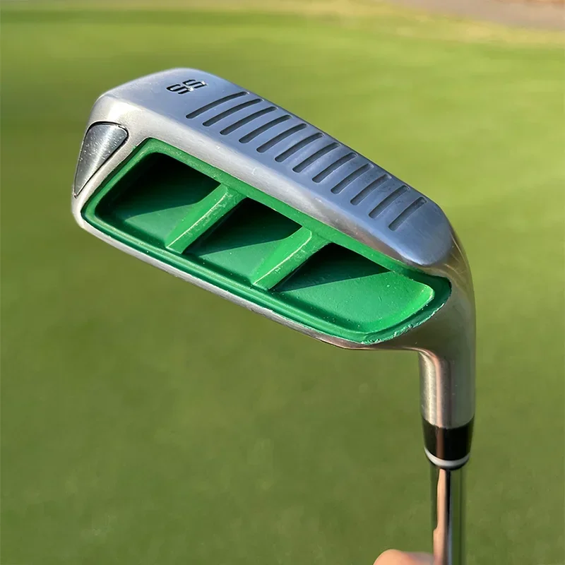 MAZEL Cuña de acero inoxidable para diestros, cabeza de hierro para palos de golf, diseño premium para mejorar el rendimiento y la precisión en cuñas de golf