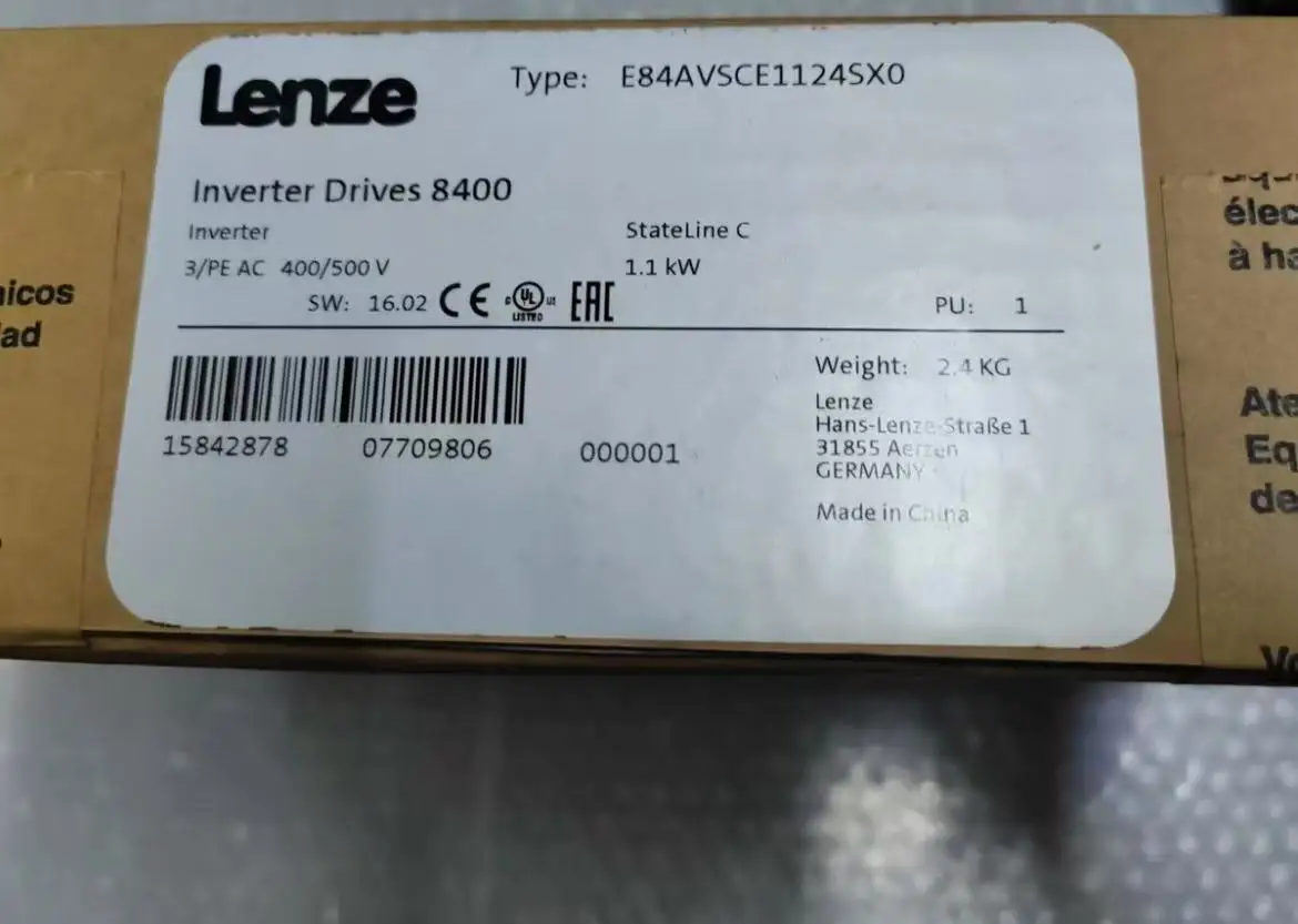 LENZE 8400 E84AVSCE1124SX0