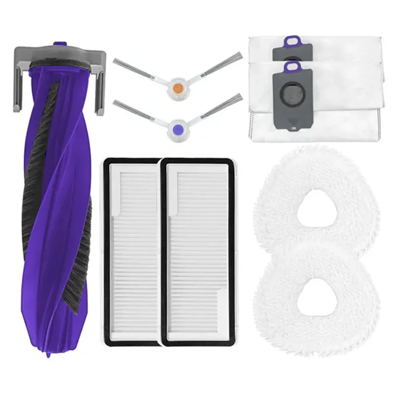 

Y50A-For Narwal Freo Z Ultra / YJCC017 Robot Vacuum Main Side Brush Hepa Filter Mop Pad Cloth Dust Bag Accessories