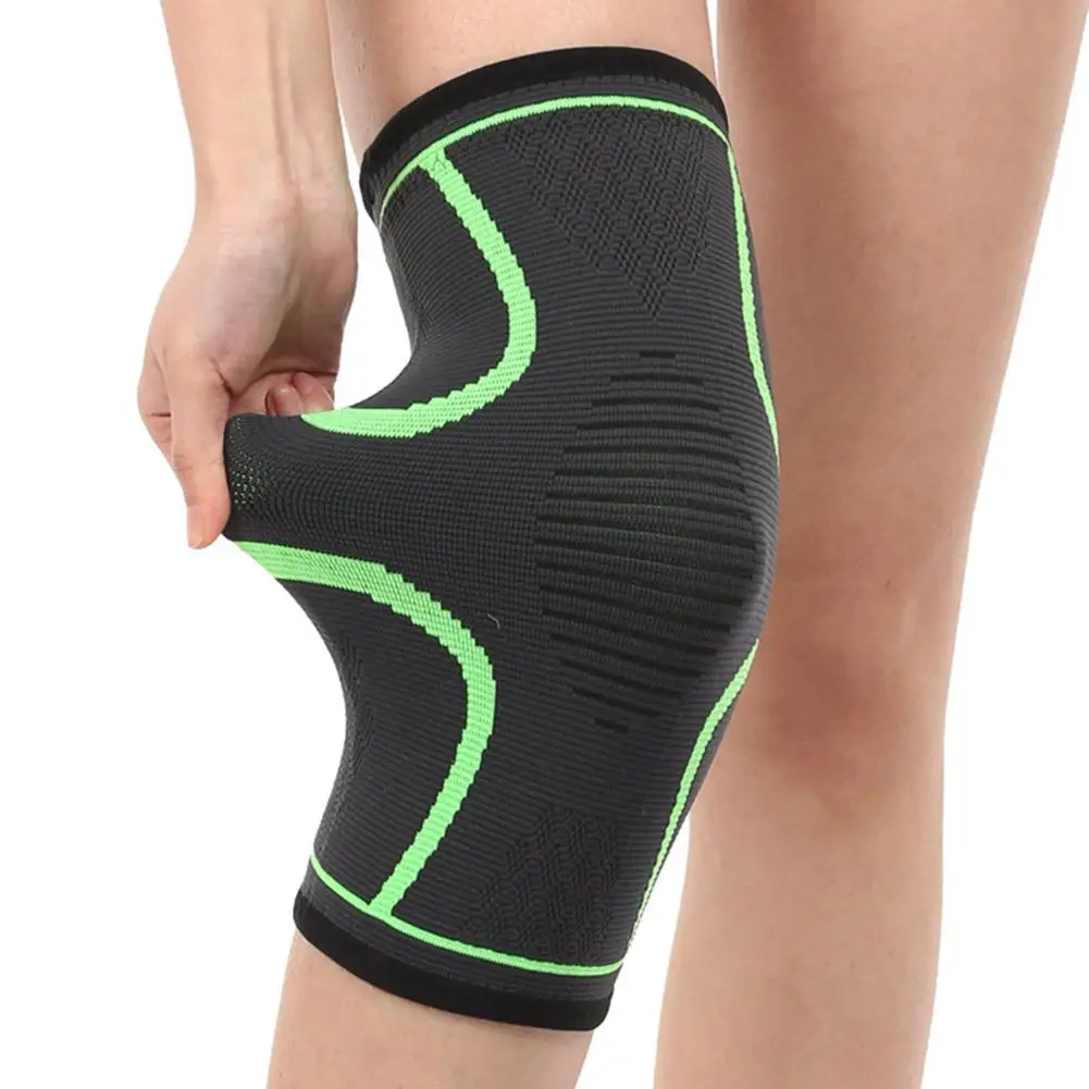 1PCS Fitness Running Cycling Knee Support Braces Elastic Nylon Sport Compression Knee Pad Sleeve For Basketball Volleyball