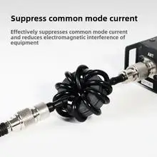 1.8-30 ميجا هرتز الموجات القصيرة خنق لفائف حلقة مغناطيسية EM-25 ، EM-43 ل HF الموجات القصيرة راديو اختبار أداة القياس الملحقات #6