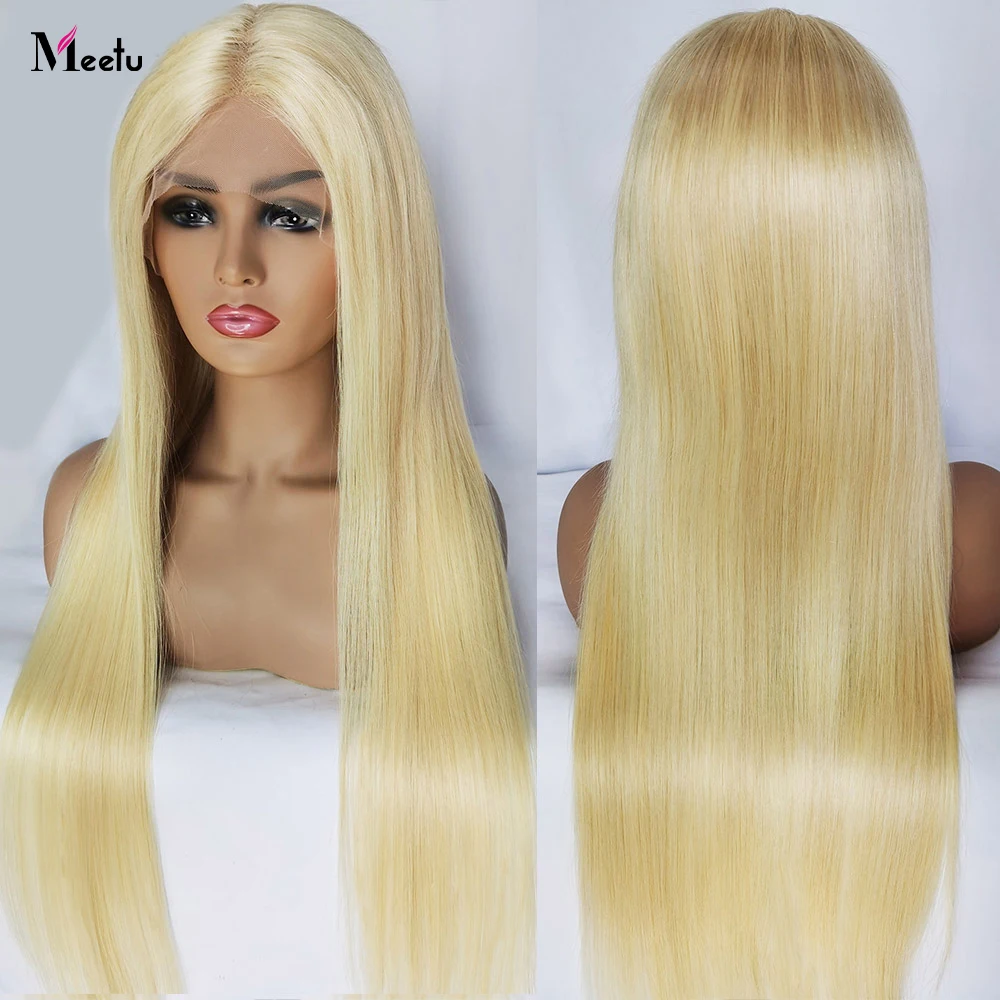 28 30 Inch  Blonde Lace Front Wig Human Hair 613 Lace Frontal Wig Bone Straight Human Hair Wig 13x4 13x6 Transparent Lace Wigs