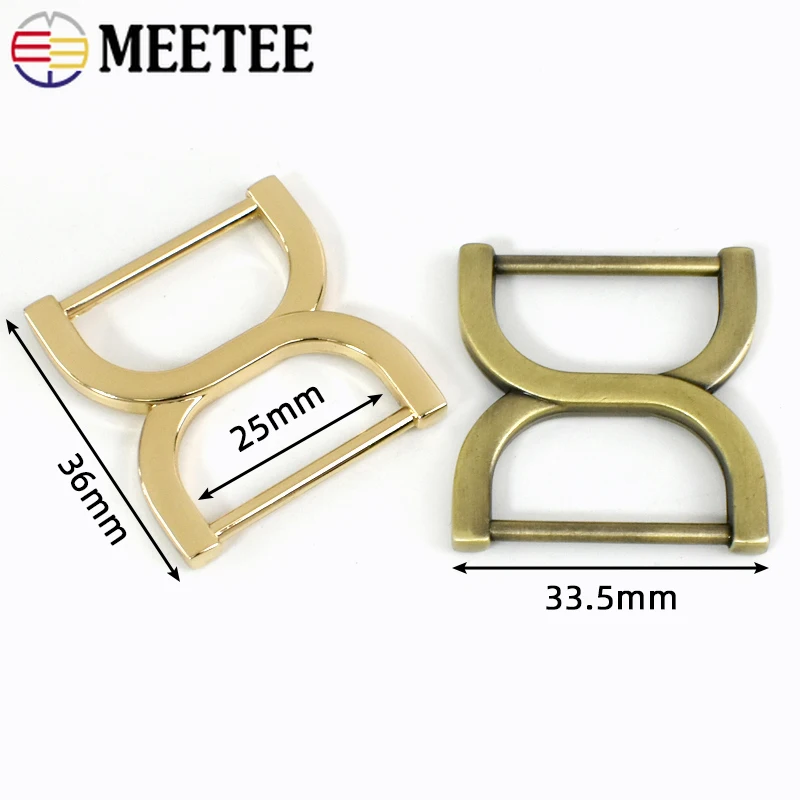 5/10/20/30Pcs 25mm Metal Adjuster Buckles Bag Strap Connector Ring Webbing Snap Hooks Belt Slider DIY Hardware Craft Accessories