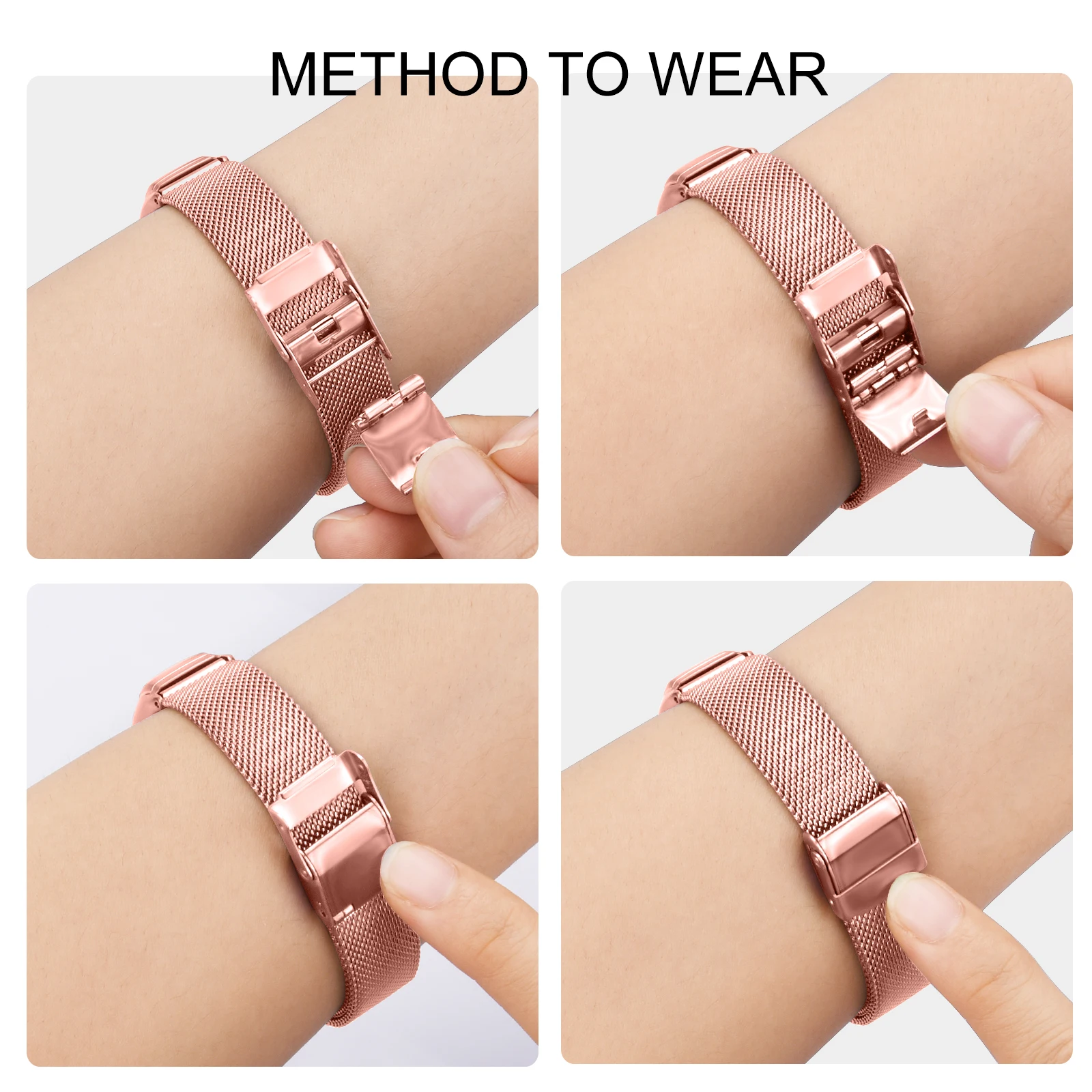 New Metal Strap For Xiaomi mi band 5 6 3 4 Band Milanese Bracelet Wristband For Xiaomi Miband Band 3 4 5 6 Watchband Accessory