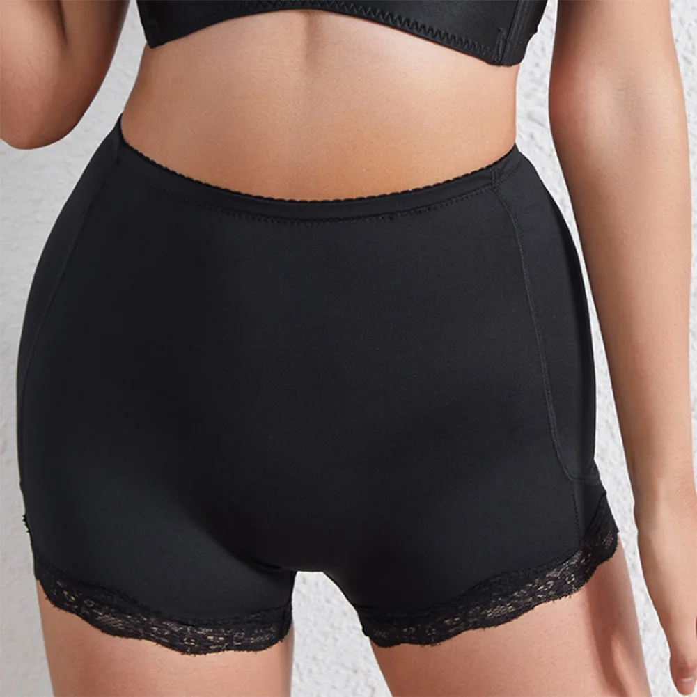 

Fashion Women Underwear Push Up Panties Black Breathable Butt Lifter Hip Buttock Padded Shaper Enhancer Plus Size