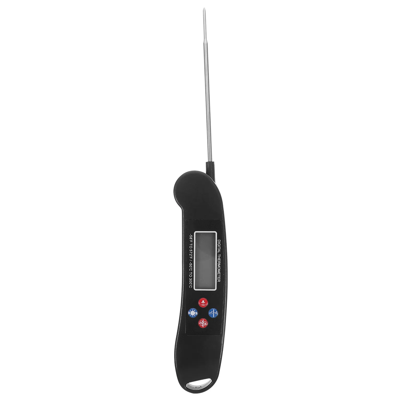 Digital Meat Food Cooking Thermometer Random Color Probe Large Backlit LCD Screen Fast Measurement Precise Lock Temperature Oven