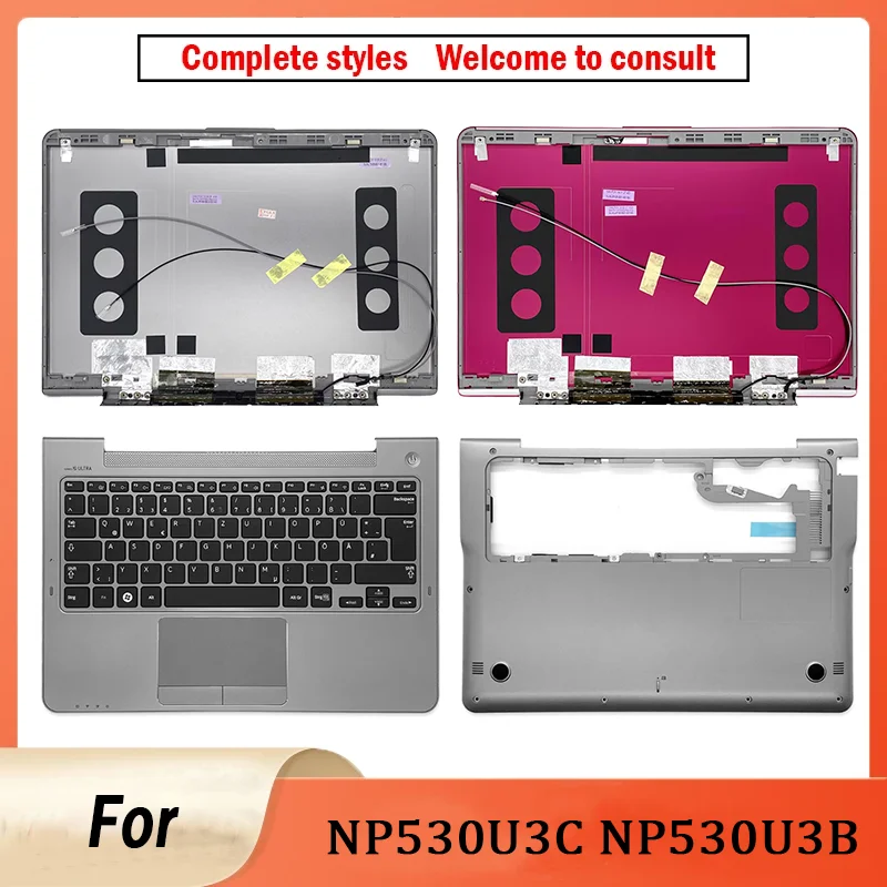 

New Case For NP530U3C NP530U3B NP535U3C NP535U3B Laptop Shell LCD Screen Top Case/Back Cover/Front Bezel/Bottom Case/Hinges