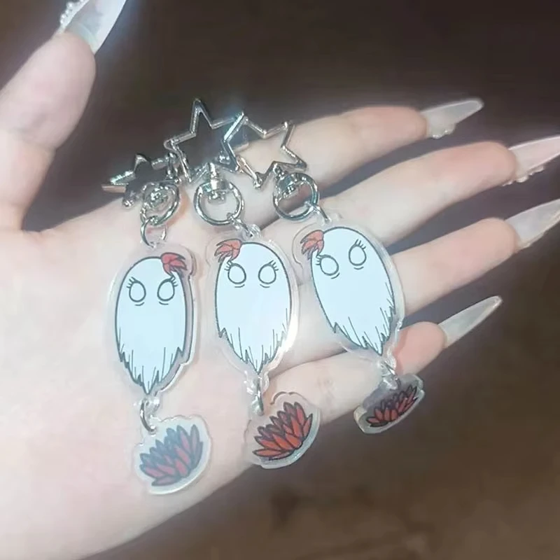 Handmade Y2K Game Wendy Bereaved Abigail Lillian Carter Cosplay Keyring Acrylic Pendant Keyring Bag Accessories