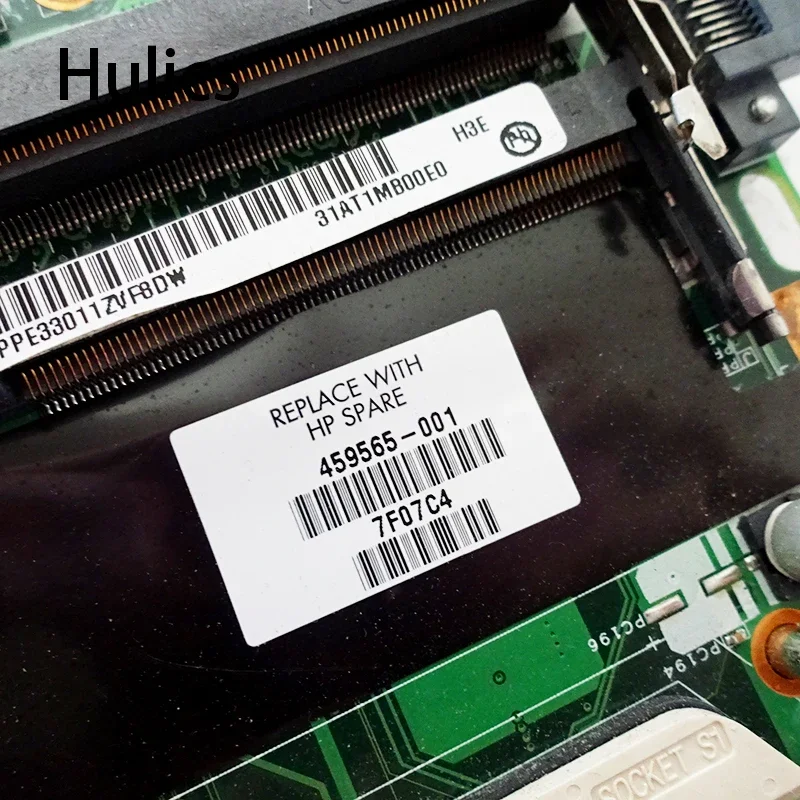 Hulics 중고 459565 메인 보드, HP PAVILION DV6000 메인 보드, 무료 CPU, DA0AT1MB8H0 노트북 마더보드, 459565-001