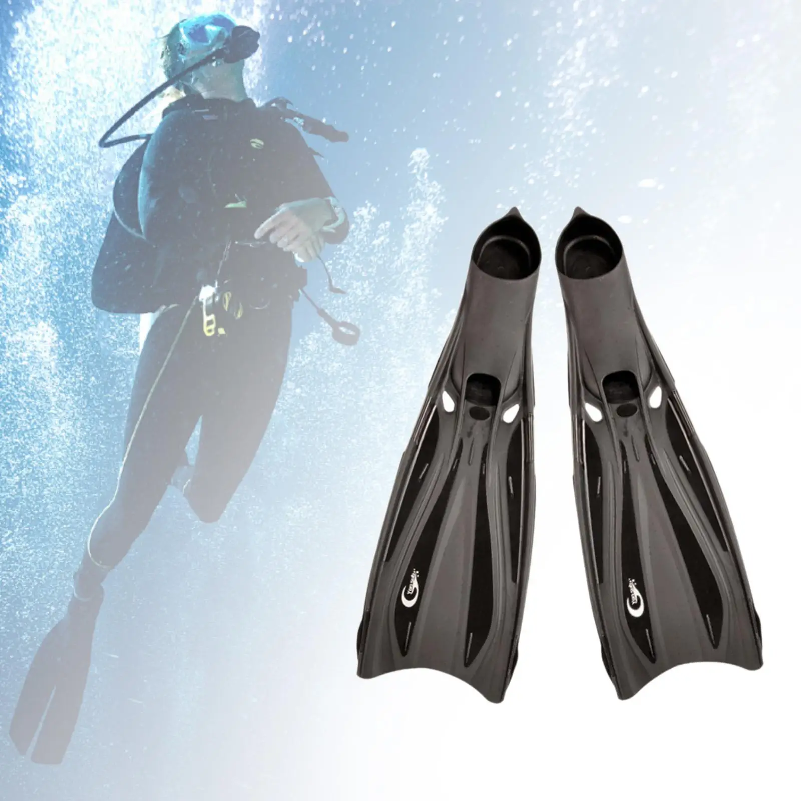 Snorkeling Fins Diving Equipment for Men Women Snorkeling Accessories Versatile Lightweight for Travel Swim Flippers Diving Fins