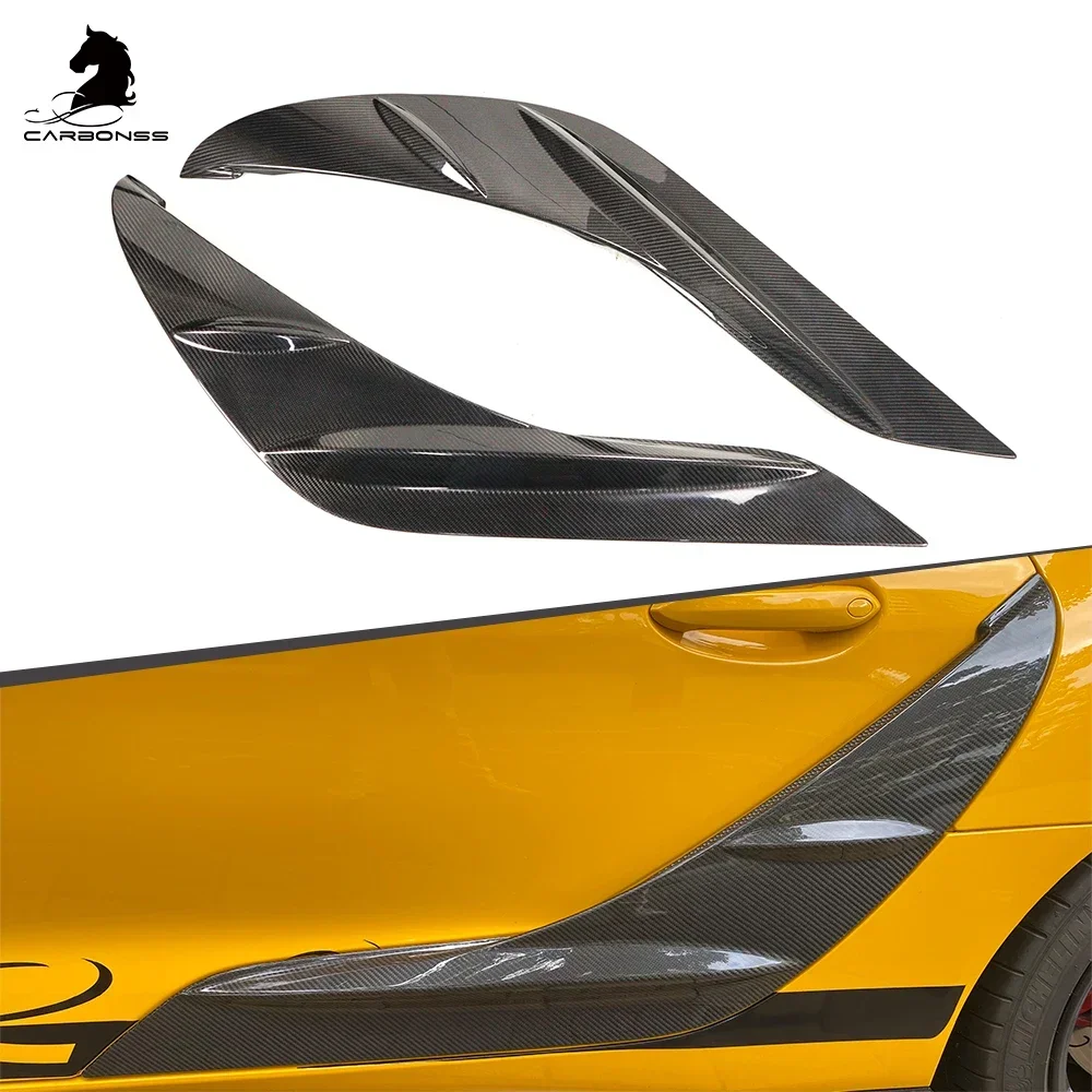 

For Toyota GR Supra A90 A91 MK5 MKV Dry Carbon Fiber Side Door Trim Door Panel Outer Cover for Toyota Supra 2019+
