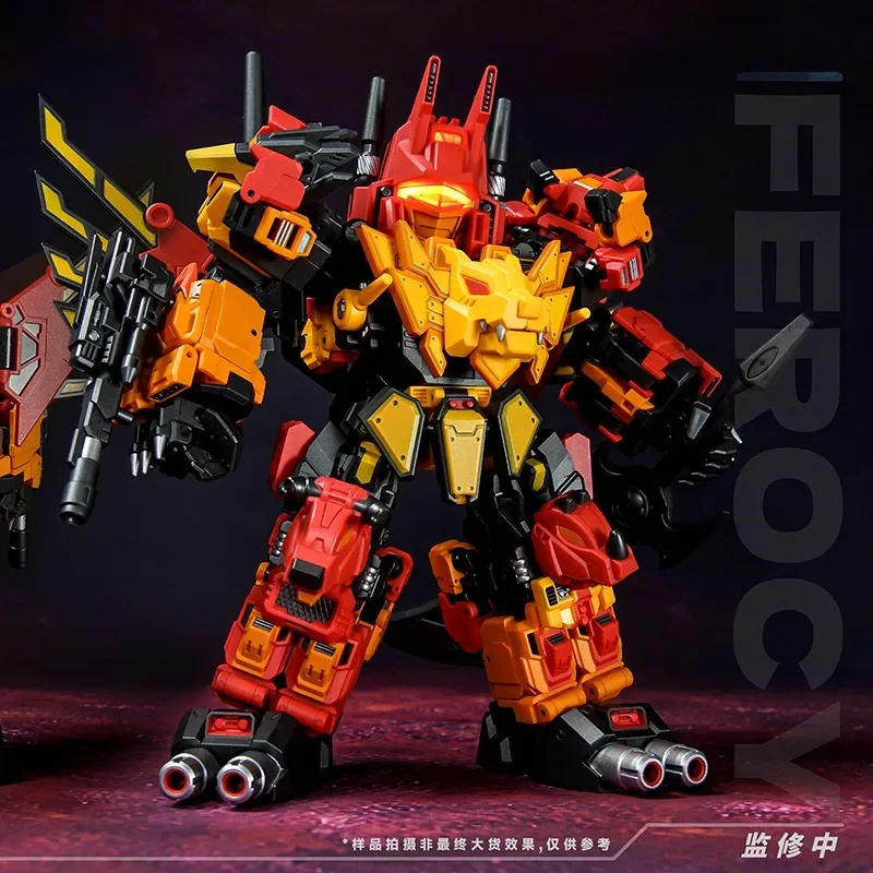 MINI-FEROCY Laser Cat JGM-SKP01 Transformação Brinquedo Predaking Combinação Modelo Forma de Besta Transformação Forma de Robô