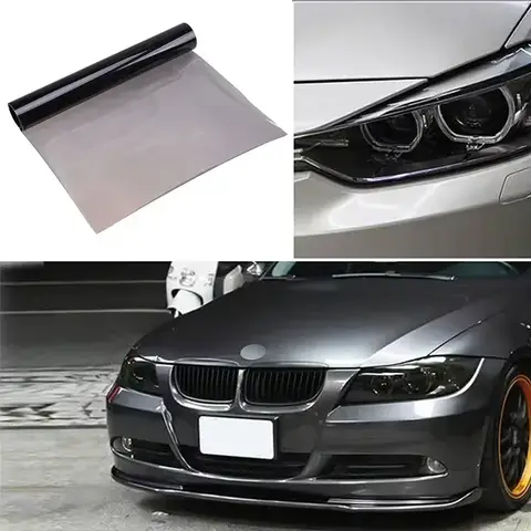 30*200cm Car Light Headlight Taillight Tint Vinyl Film Headlight Foil Sticker Premium Quality Film on Headlights Car Accessories 8 best sales tail light tint film - №1