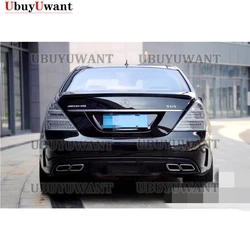 For Benz S Class W221 S320 S400 S420 S450 S600 2011 2012 2013 2014 2015 ABS Material Spoiler Rear Trunk Wings