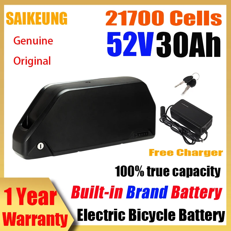 

Hailong 48v 72v 52v 60ah 21700 Lithium Battery Bafang 300w-3000w 25 30ah 40 50ah Bateria Para Bike Eletrica EBike Akku Batterie