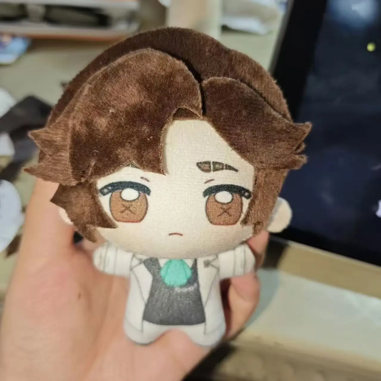 10CM identité V Anime Ithaqua Norton Campbell Jack Mike Morton Emma Woods Cosplay peluche poupée pendentif sac à dos porte-clés peluche