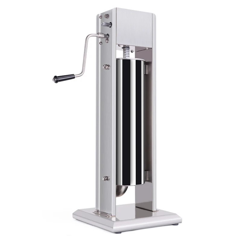 7л вертикальный наполнитель для колбас, ручной наполнитель из нержавеющей стали, кухонный инструмент для мяса, трубки, машина для изготовления колбас