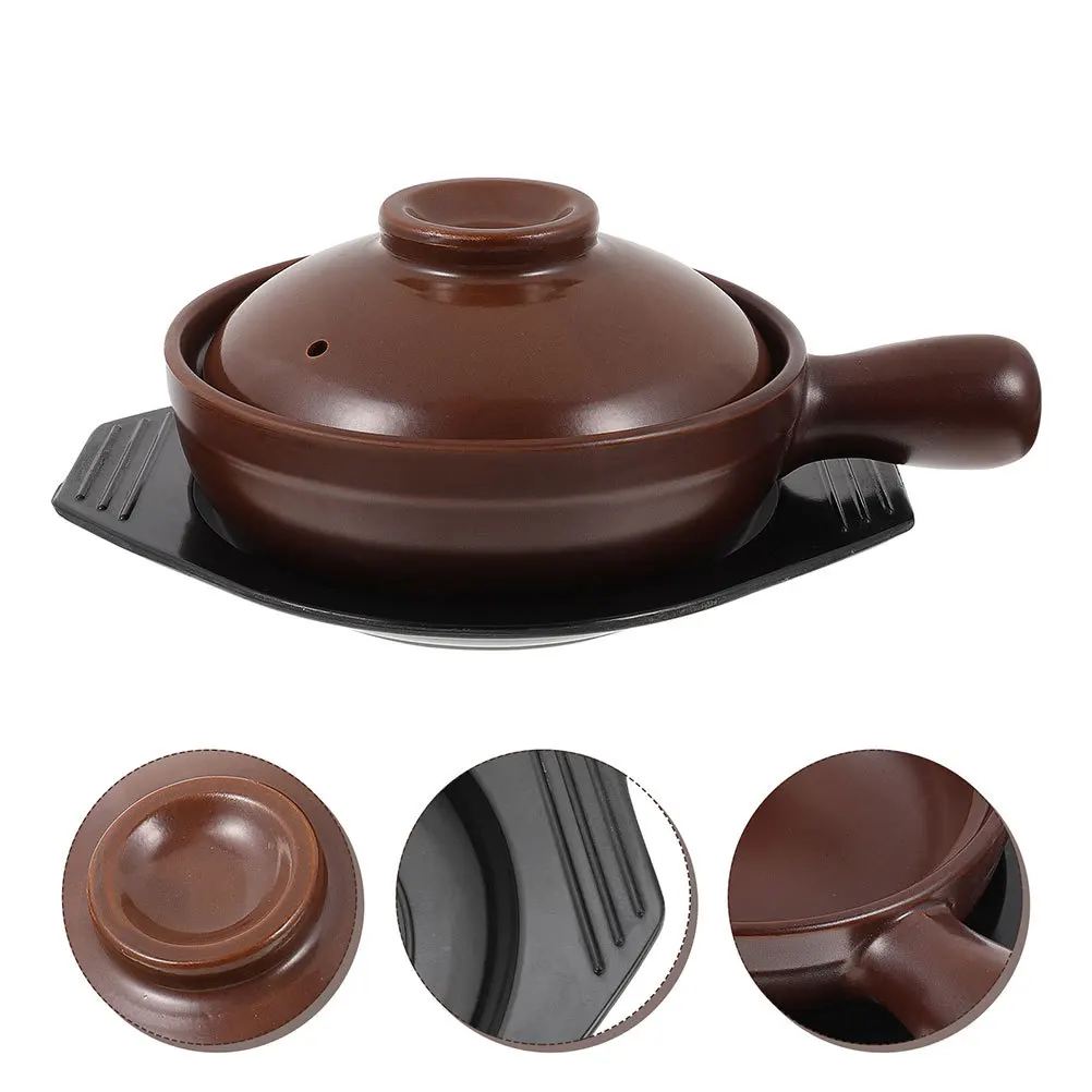 

1Set Ceramic Cooking Pot Soup Cooking Pot Fast Heating Energy Saving for Kitchen Home Kitchen Essentials