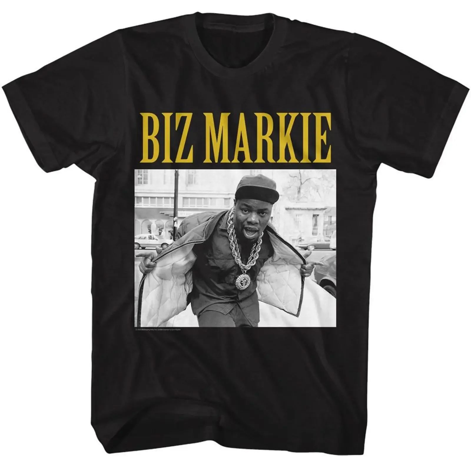 Biz Markie Jacket Black T Shirt vintage Washed graphic Comfortable Breathable Stylish Soft fashion designer clothes Versatile