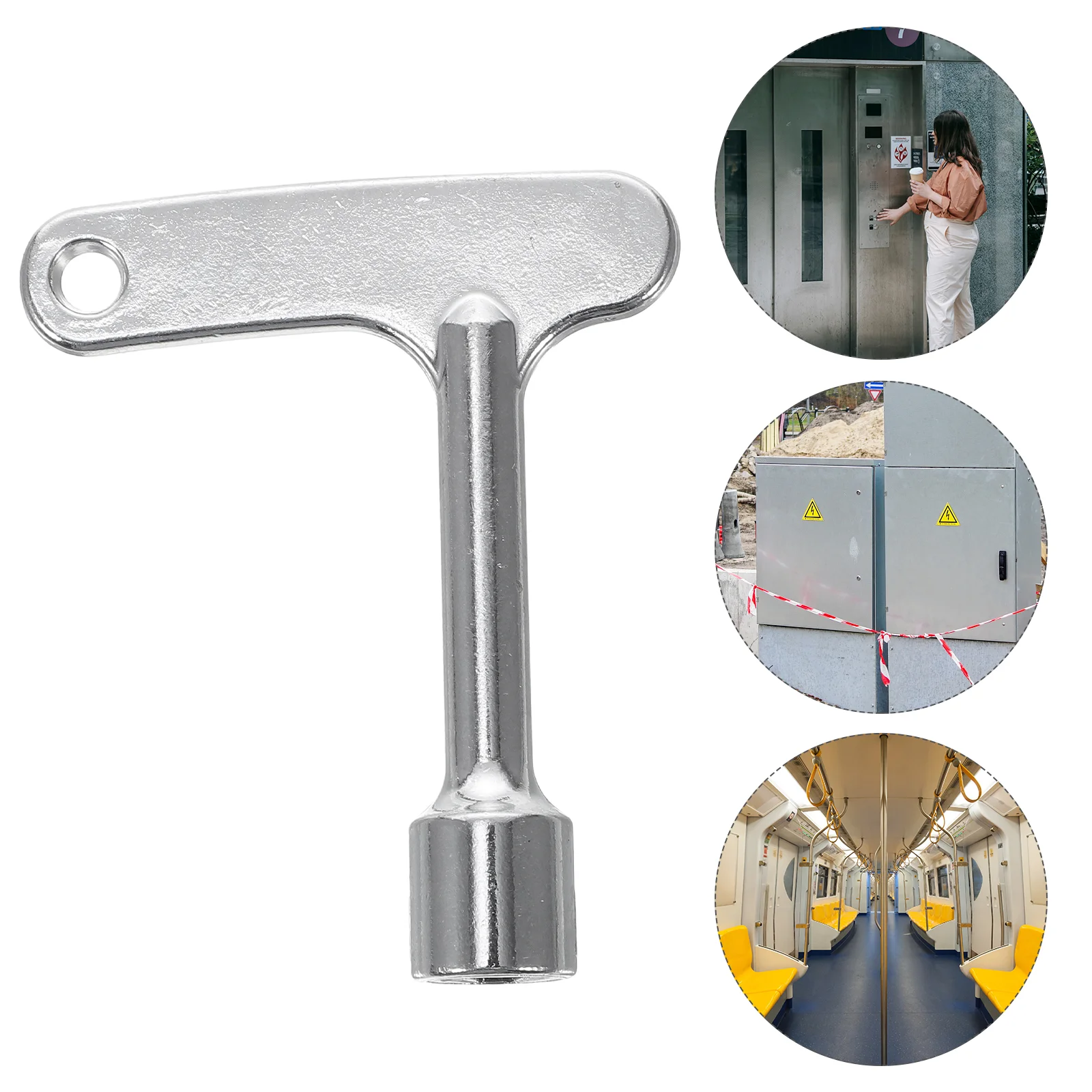 

4 Pcs Elevator Key Tools Release Triangle Cabinet Spanner Triangular Lock Keys Fire Inspection Plumbers Ceramic Tile