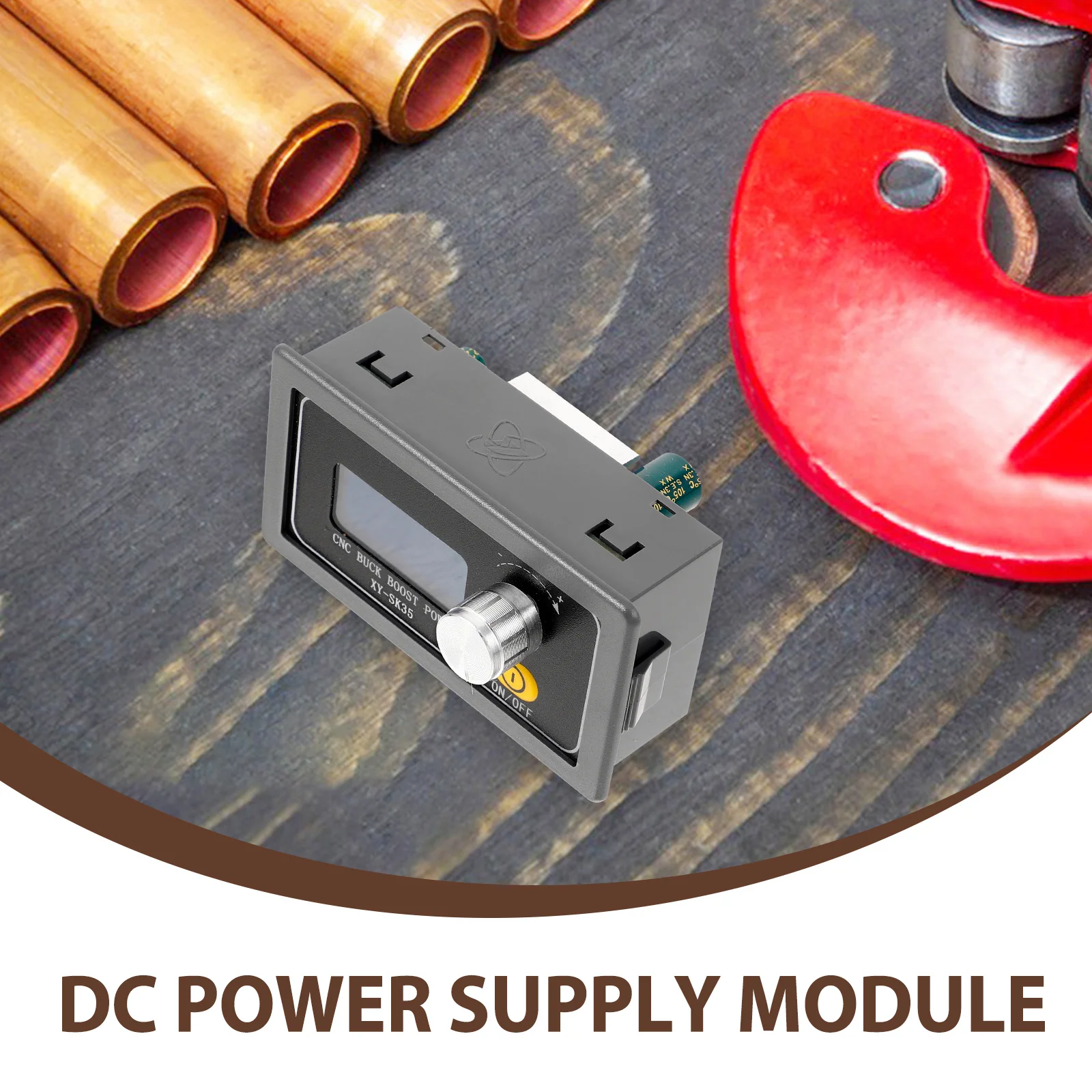 

Solar Charging Power Module Adjustable Voltage Regulator with Overvoltage Protection Compact Lightweight Design Multi Use
