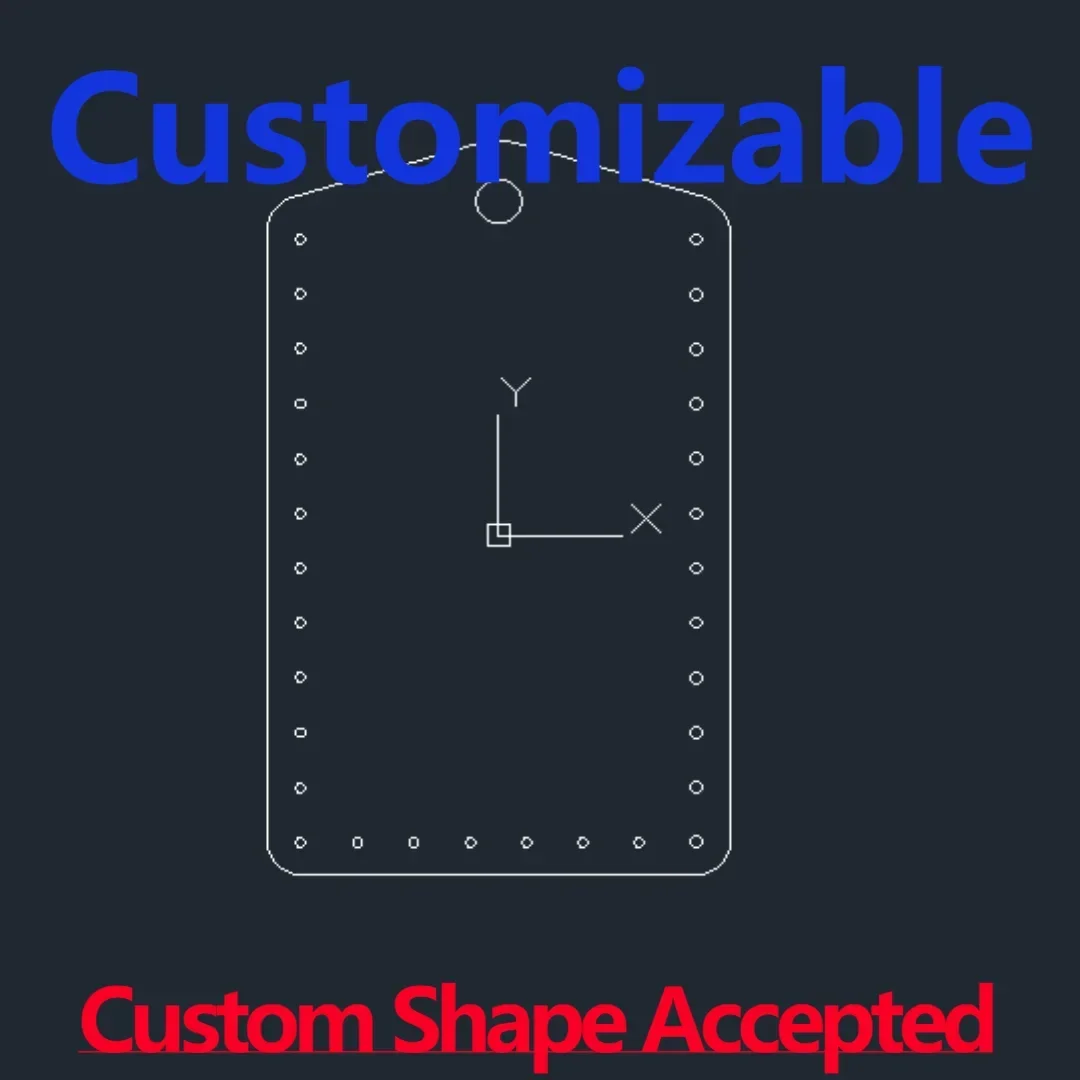 

Luggage Tag Cutting Die, Steel Punch Mold for Leather, Custom Handcraft Tool, High Carbon Steel Die Cut, DIY Travel Tag Mold