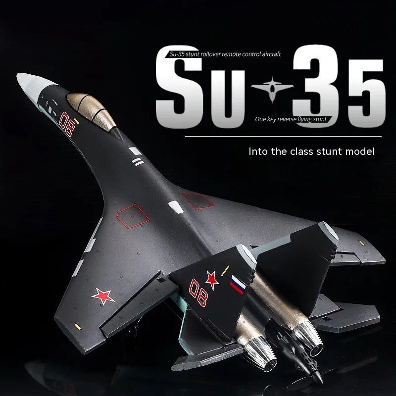 New Qf009 Four Channel Su35 Fighter Fixed Wing Foam Aircraft Electric Model Remote Control Glider Toy Gift