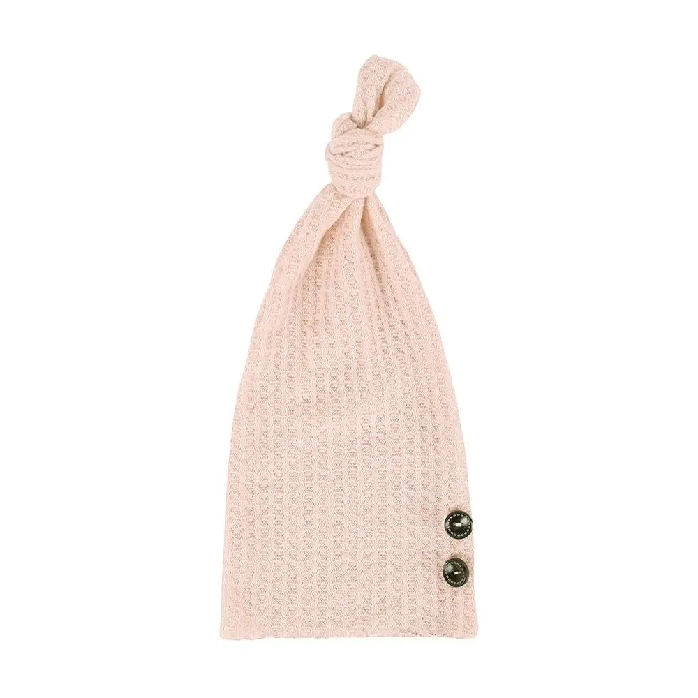 2 قطعة/المجموعة الإبداعية الوليد التصوير الدعائم الكروشيه متماسكة أزرار الوليد الدعامة مجموعة بلون طويل الذيل قبعة