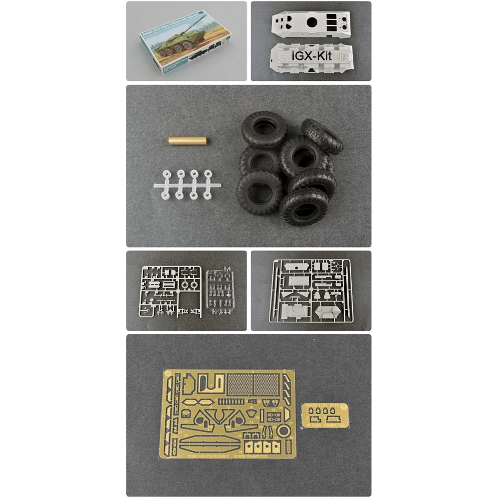 

Trumpeter 09536 1/35 Scale Soviet 2S14 Zhalo-S 85MM Anti Tank Gun Artillery Assembly Plastic Gift Toy Model Building Kit