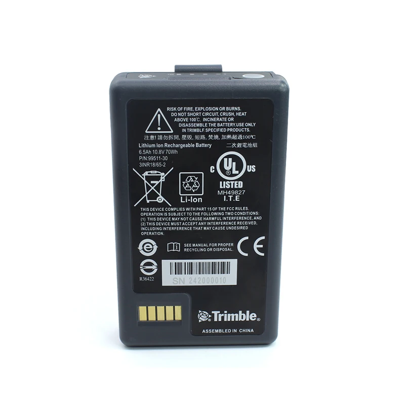 

Trimble 79400 Rechargeable Battery 6500mAh for S3 S5 S6 S7 S8 S9 VX Focus 30 series Total Station Li-ion battery 99511-30