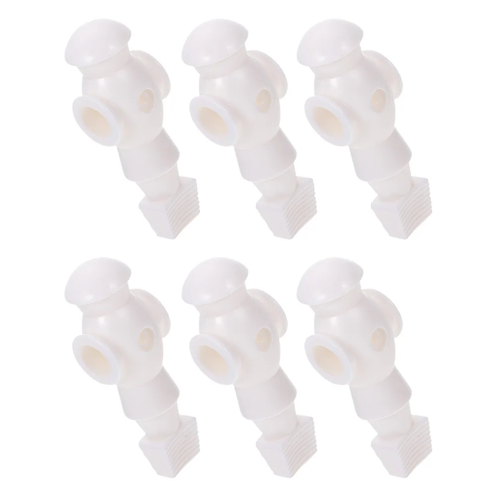 6 قطعة لاعب كرة القدم الراتنج لاعبين كرة القدم منضدية كرة القدم استبدال أجزاء الجدول كرة القدم الملحقات آلة الإمدادات #6