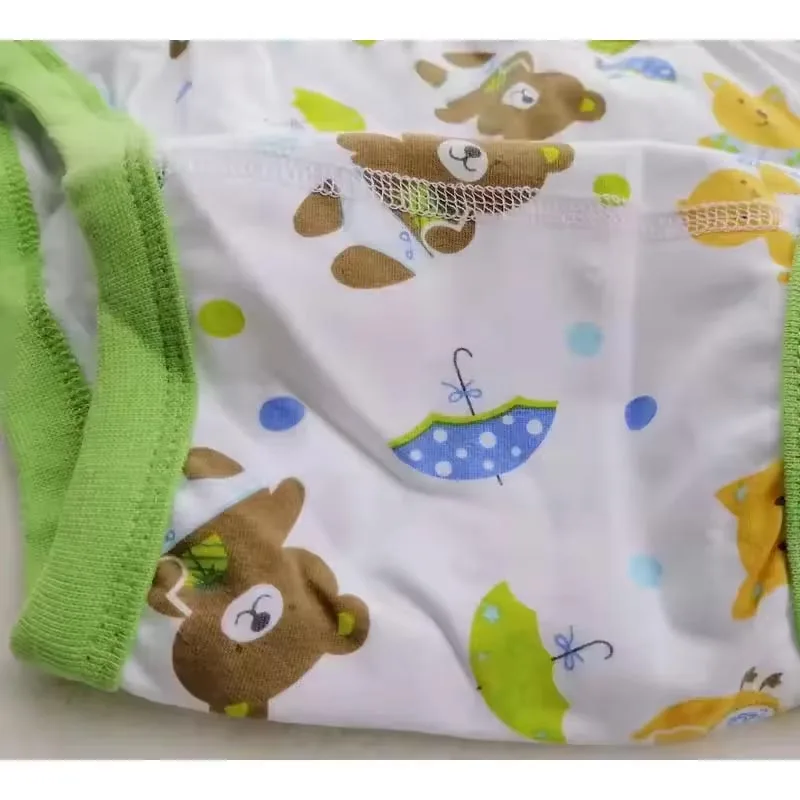 

Cotton Cartoon Pattern ABDL Adult Baby Cute Diaper Brief Home Couple Study Pants DDLG Training Panties Soft Comfortable knickers