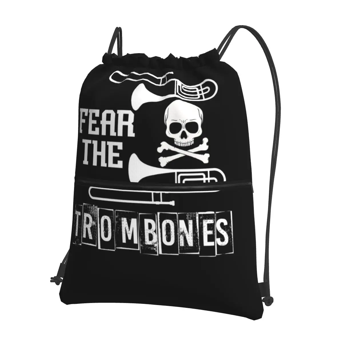 

Рюкзаки Fear The Pombones, многофункциональные портативные сумки на шнурке, сумка для хранения, сумки для книг для мужчин и женщин, школьные