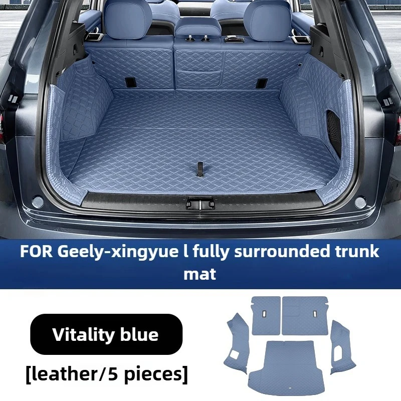 

Для Grand Koleos/Geely Monjaro Xingyue L коврики в багажник автомобиля защитные накладки кожаный автомобильный грузовой вкладыш полностью окружающий напольный ковер