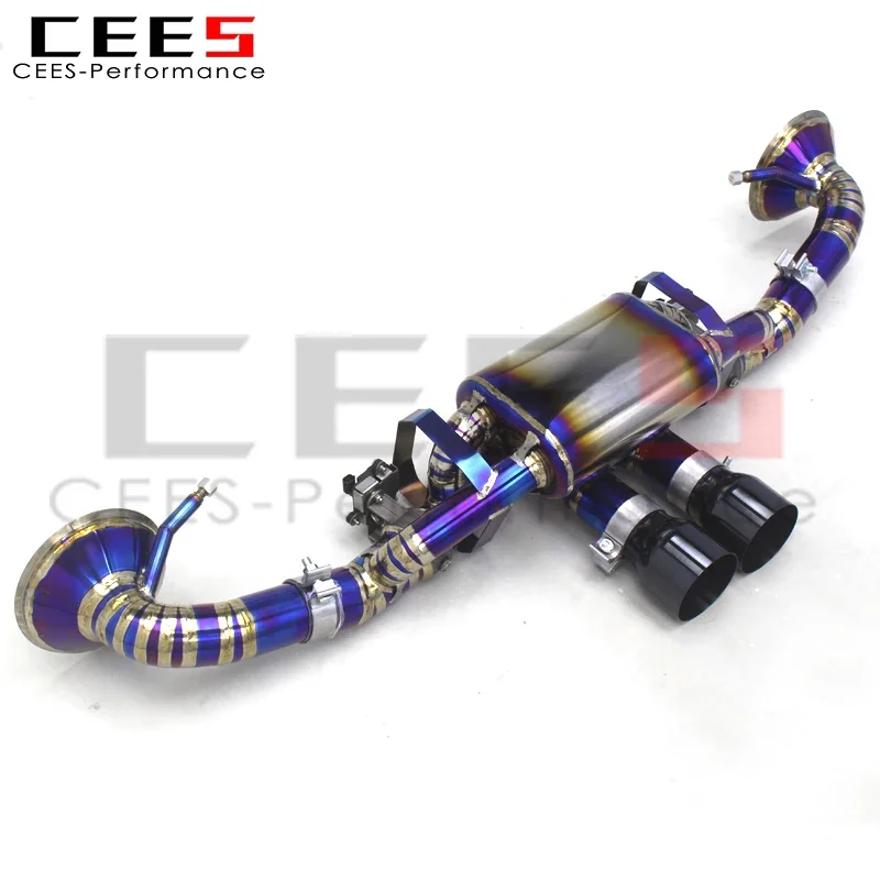 CEES Catback Exhaust Pipes System For Porsche 911 992 GT3 4.0 2017-2024 Escape Racing Titanium Exhaust Pipe Muffler With OPF/DPF