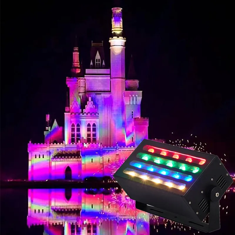 

40W 60W Lawn LED Rainbow Projection Light Colorful Floodlights Landscape Tree Lighting Garden Yard Decoration Tree Dyeing Lights